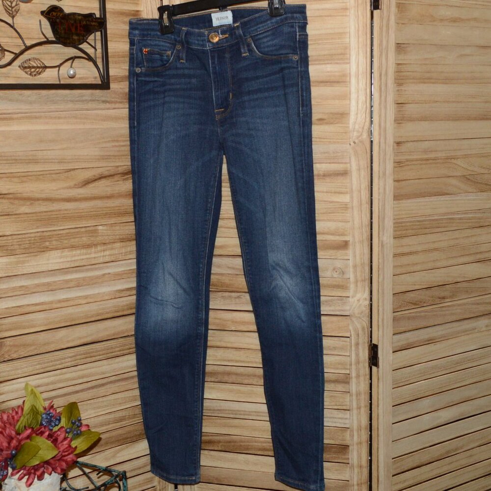 Hudson 27 "Nico" Midrise Ankle Skinny Jeans